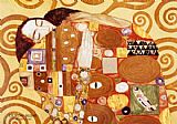 Fulfillment Stoclet Frieze by Gustav Klimt